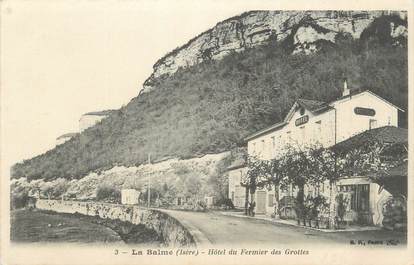 CPA FRANCE 38 " La Balme, Hôtel du Fermier des Grottes"