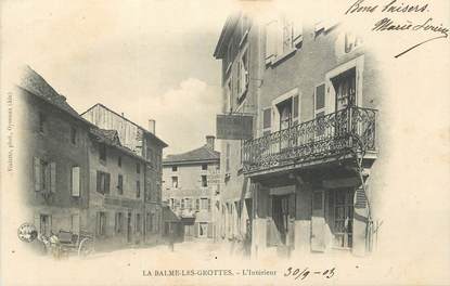 CPA FRANCE 38 " La Balme les Grottes, Le village"