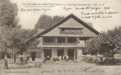 CPA FRANCE 38 " La Balme les Grottes, Auberge Savoyarde"