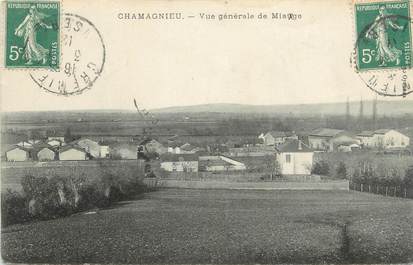 CPA FRANCE 38 " Chamagnieu, Vue générale de Miauge"