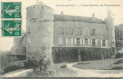 CPA FRANCE 38 " Chamagnieu, Le vieux château"
