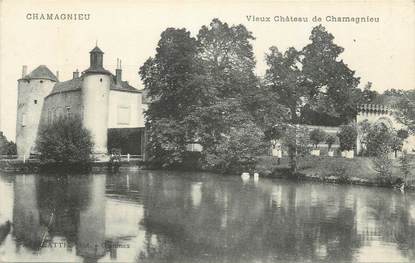 CPA FRANCE 38 " Chamagnieu, Le vieux château"