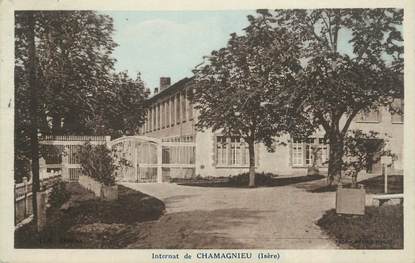 CPA FRANCE 38 " Chamagnieu, L'internat"