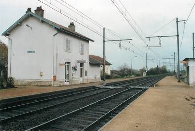 CPSM FRANCE 71 "Mervans, la gare, 1991"