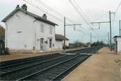 71 SaÔne Et Loire CPSM FRANCE 71 "Mervans, la gare, 1991"