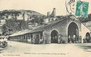 38 Isere CPA FRANCE 38 " Crémieu, Les vieilles halles et la tour de l'horloge"