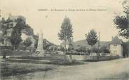 38 Isere CPA FRANCE 38 " Crémieu, Le monument aux morts, le groupe scolaire et le château delphinal"