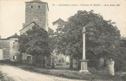 CPA FRANCE 38 " Crémieu, Le Château de Mallin"