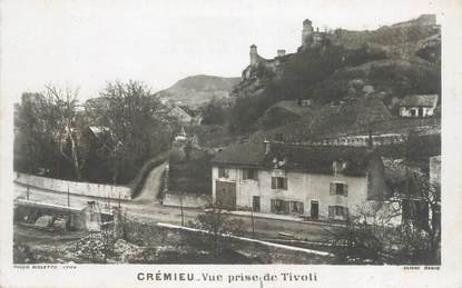 CPA FRANCE 38 " Crémieu, Vue prise du Tivoli"