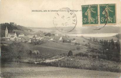 CPA FRANCE 38 " Moras, Le village"