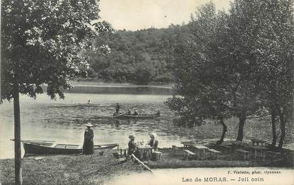 CPA FRANCE 38 " Moras, Le lac"