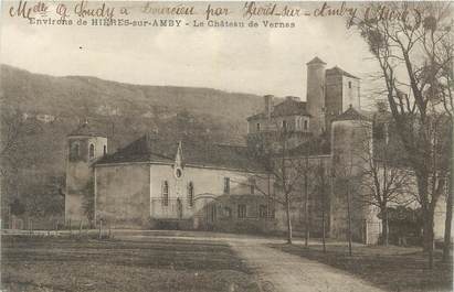 CPA FRANCE 38 " Environs de Hières sur Amby, Le Château de Vernes"