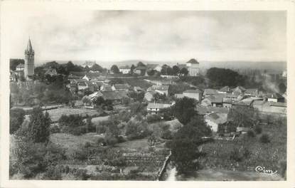 CPSM FRANCE 38 " Hières sur Amby, Vue générale et le Chemin du Lac"