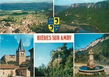 CPSM FRANCE 38 " Hières sur Amby, Vues"