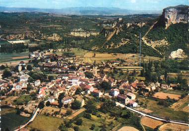 CPSM FRANCE 38 " Hières sur Amby, Vue panoramique aérienne"