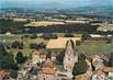 CPSM FRANCE 38 " St Hilaire de Brens, Vue aérienne, quartier de l'église"