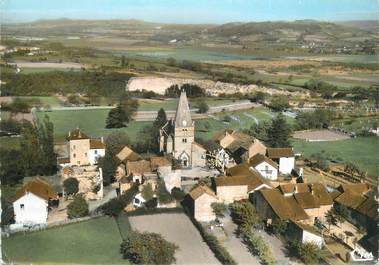 CPSM FRANCE 38 " St Hilaire de Brens, Vue générale aérienne"