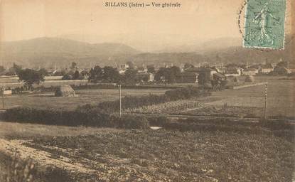 CPA FRANCE 38 " Sillans, Vue générale"