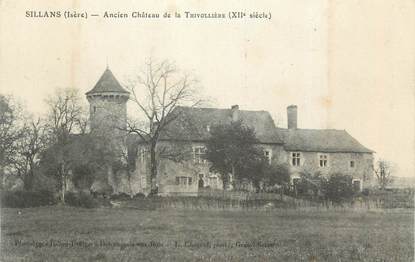 CPA FRANCE 38 " Sillans, Ancien château de la Thivollière"