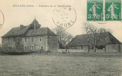 CPA FRANCE 38 " Sillans, Château de la Thivollière"