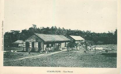 CPA GUADELOUPE "Une ferme"