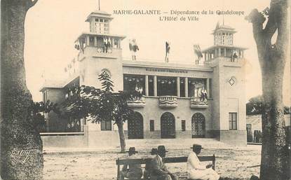 CPA GUADELOUPE "Marie Galante, Hotel de ville"