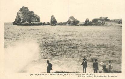 CPA GUADELOUPE "Saint François, la Pointe des Châteaux"