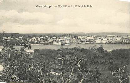 CPA GUADELOUPE "Moule, la ville et la baie"