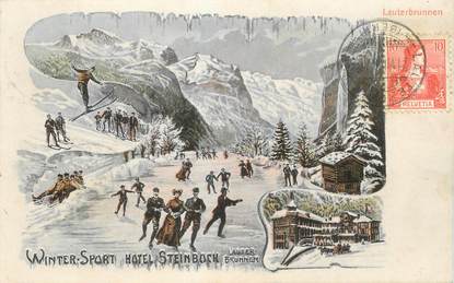 CPA SUISSE "Lauterbrunnen, Hotel Steinbock"