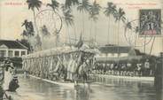 France CPA TAHITI "Pirogues doubles à Papeete"