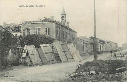 CPA FRANCE 88 " Rambucourt, La Mairie"