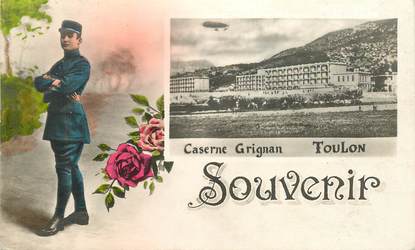 CPA  FRANCE 83 "Souvenir de Toulon, la caserne Grignan"