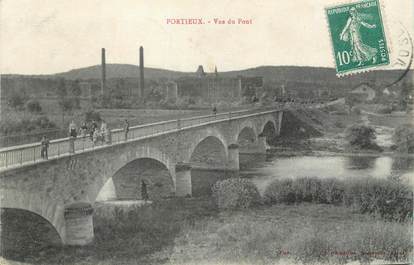 CPA FRANCE 88 "Portieux, Vue du pont"