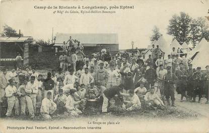CPA FRANCE 88 "Longchamp près Epinal, Le Camp de la Riolande"