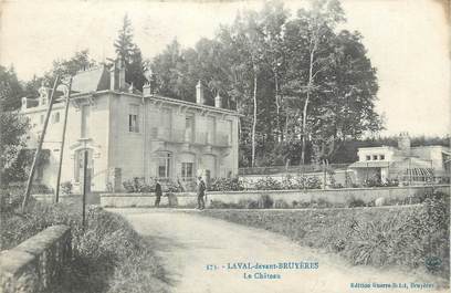 CPA FRANCE 88 "Laval devant Bruyères, Le château"