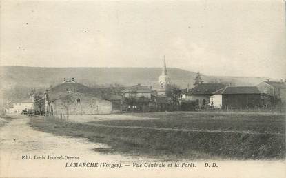 CPA FRANCE 88 "Lamarche, Vue générale et la forêt"