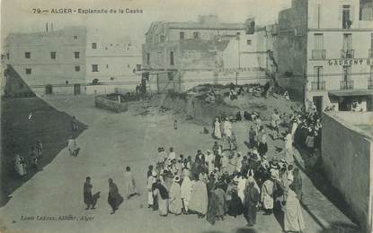 CPA ALGERIE "Alger, Esplanade de la Casba"