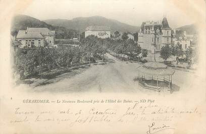 CPA FRANCE 88 "Gérardmer, Le nouveau Boulevard pris de l'Hôtel des Bains"