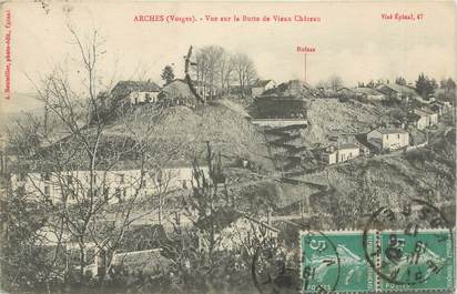 CPA FRANCE 88 "Arches, Vue sur la butte de Vieux Château"