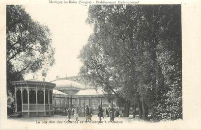 CPA FRANCE 88 "Martigny les Bains, Le pavillon des sources et le kiosque à musique"