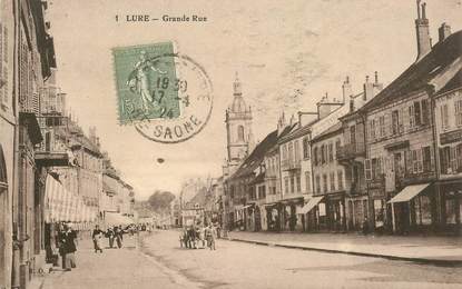 CPA  FRANCE 70 "Lure, Grande rue"