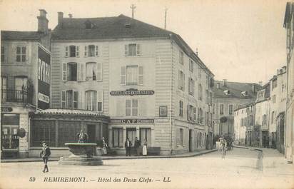 CPA FRANCE 88 "Remiremont, Hôtel des deux Clefs"