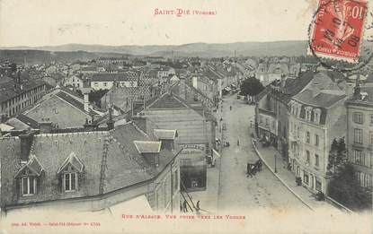 CPA FRANCE 88 "St Dié, Rue d'Alsace "