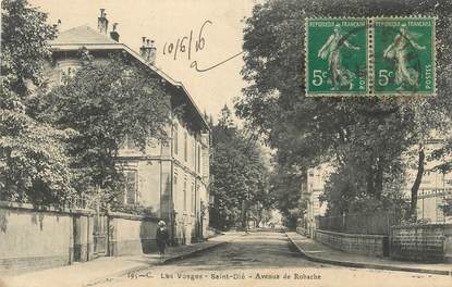 CPA FRANCE 88 "St Dié, Avenue de Robache"