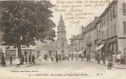 88 Vosge CPA FRANCE 88 "St Dié, Rue d'Alsace et l'Eglise St Martin'