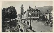 88 Vosge CPSM FRANCE 88 "St Dié, Le Grand Pont sur la Meurthe vers l'Eglise St Martin"