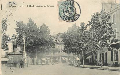 CPA  FRANCE 19 "Tulle, avenue de la gare"