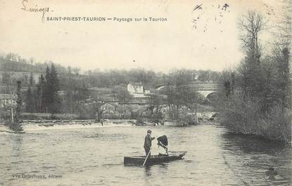 CPA FRANCE 87 "St Priest Taurion, Paysage sur le Taurion"