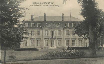 CPA FRANCE 87 "Près de St Priest Taurion, Le château de Salvanet"