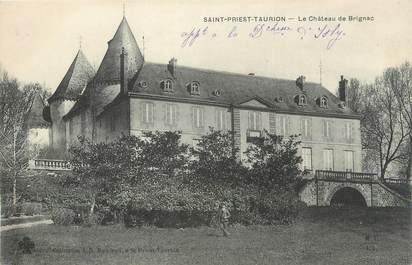 CPA FRANCE 87 " St Priest Taurion, Le Château de Brignac'